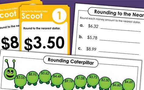 Rounding Money Worksheets