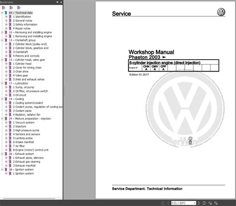 Auto Volkswagen Phaeton Wiring Diagrams Repair And