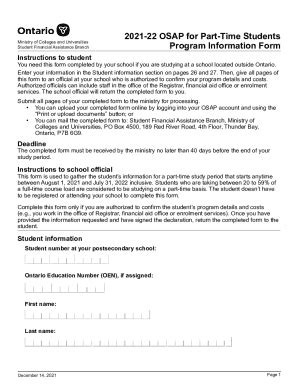 Fillable Online Osap Gov On Caprdosapconsumgroups Osap For Part