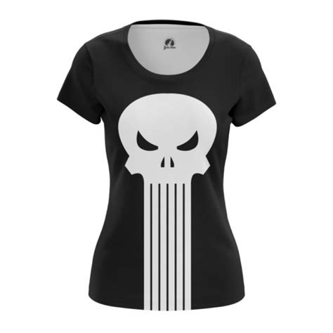 Женская Футболка Punisher Logo Каратель купить - Fandbox