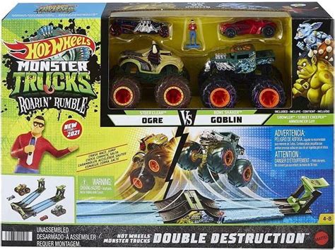 Hot Wheels Monster Trucks Roarin Rumble Hcj Erli Pl
