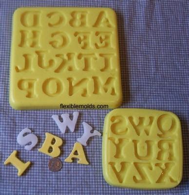 Alphabet Mold- Capital- Soap & Candle Mold | FlexibleMolds.com