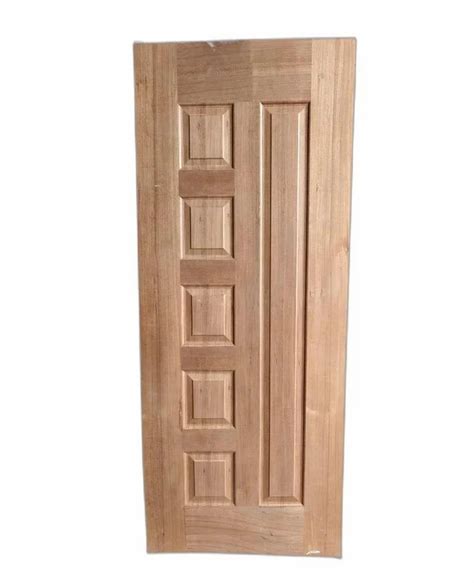 Interior 35 Mm Teak Wood Carved Flush Door For Home Height 84 Inch