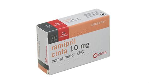 Ramipril Cinfa Efg Mg Comprimidos Farmac Uticos