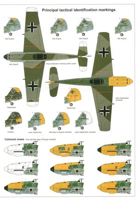 For-aero-modelers-messerschmitt-bf-109-e-camouflage-and-markings-1940 ...