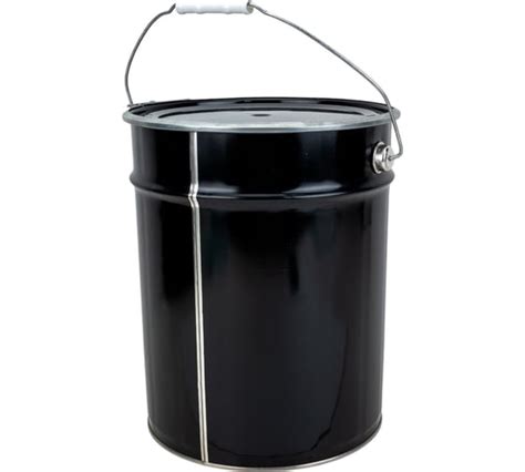 Ведро Тара.ру металл, 20 л, крышка-обруч, чёрное 27192 - выгодная цена ...