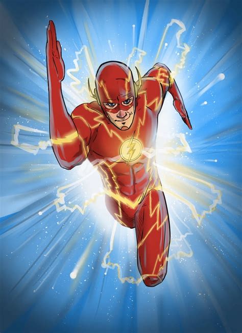 I Drew The Flash Today - Running in the Speed Force [OC] - Really Happy ...