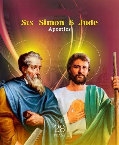 Feast Of Sts Jude And Simon Apostles Th October Prayers And