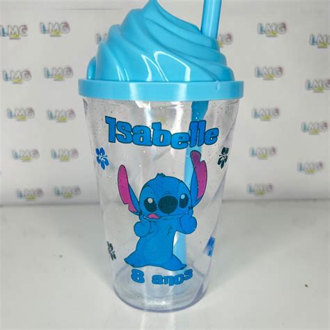 Copo Twister Ml Anivers Rio Personalizado Stich Elo