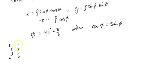 Solved Evaluate The Integral By Changing To Spherical Coordinates