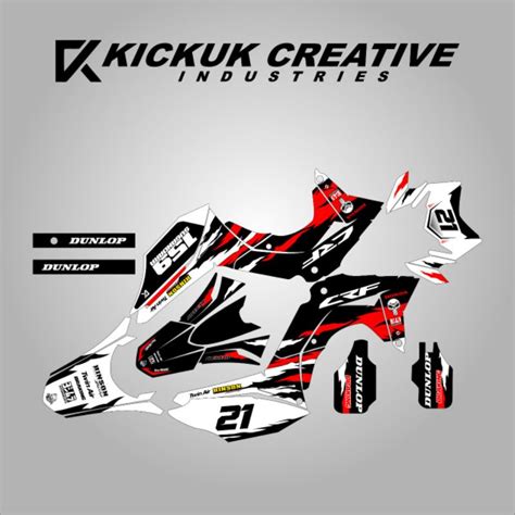 Jual DECAL STICKER FULL BODY FULL PRINT FULL BLOCK CRF 150L 150CC 2017