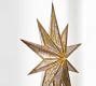 Gold Mirrored Star Christmas Tree Topper Pottery Barn