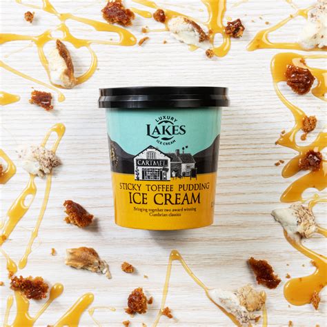 Cartmel Sticky Toffee Pudding - Luxury Lakes Ice Cream