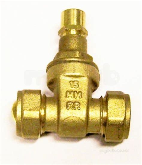 15mm Brass Lockshield C X C Gate Valve Midbras