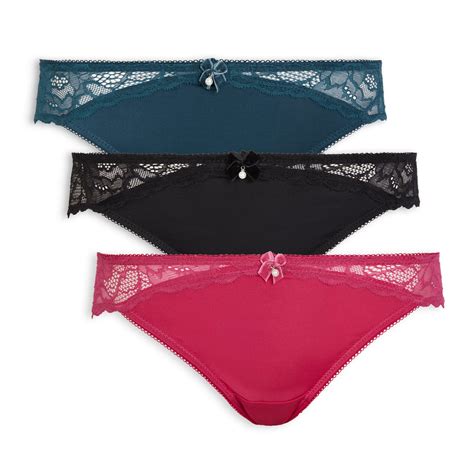 3 Pack Bikini Panties 3095508 Truworths