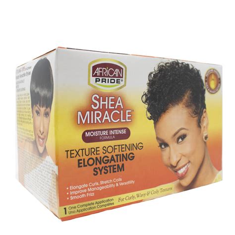 African Pride Shea Miracle Texture Softening Elongating System 1 Application Mandc Drugstore