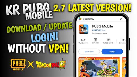 Latest Version How To D Wnl Ad Pubg Mobile Kr Version In