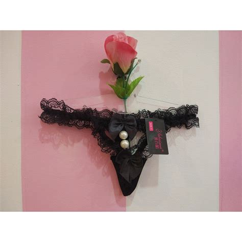 Jual Underwear Sexy Lingerie G String Celana Dalam Pakaian Dalam Seserahan G Black Shopee