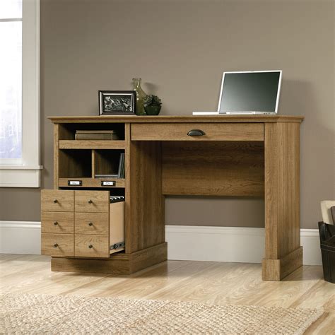 Beachcrest Home Bowerbank Computer Desk With 2 Storage Drawers