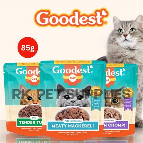 goodest  stages adult kitten cat cats wet pouch complete healthy