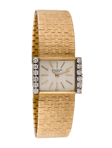 Patek Philippe Ladies Diamond Watch - Bracelet - PAT20064 | The RealReal