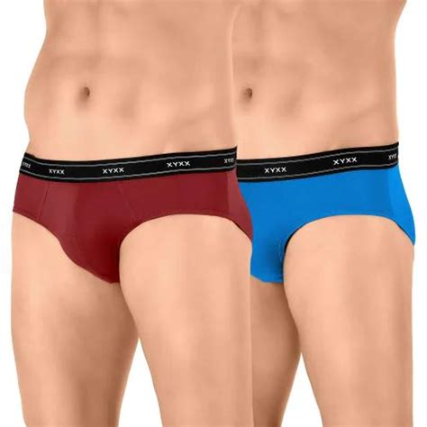 Buy Xyxx Multicolor Solid Bamboo Cotton Pack Of 2 Briefs Online At Best