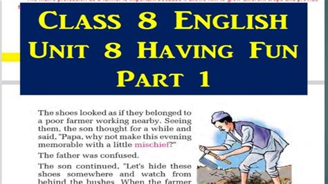 Class 8 English Unit 8 With All Exercisegrade 8 English Unit 8 With