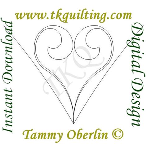 High Quality Digitized Quilting Pattern By Tammy Oberlin Tk Quilting