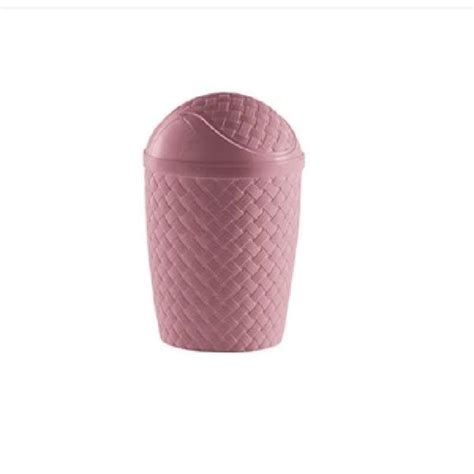 Lixo Lixeira Basculante Rattan Rosa Litros Paramount Madeiramadeira