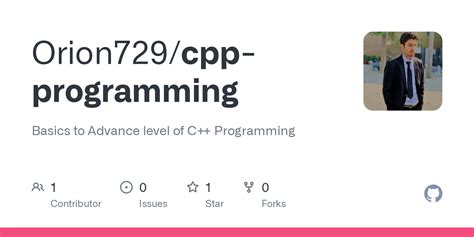 GitHub - Orion729/cpp-programming: Basics to Advance level of C++ ...