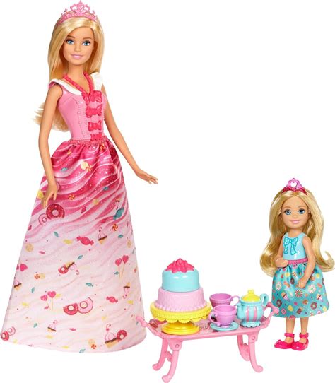 Mattel Barbie Fdj Bonbon Prinzessin Und Chelsea Teezeit Spielset