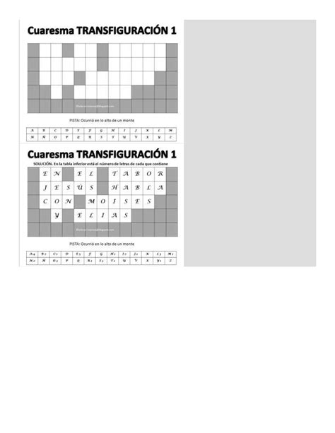 Actividades Ii Domingo Cuaresma Pdf