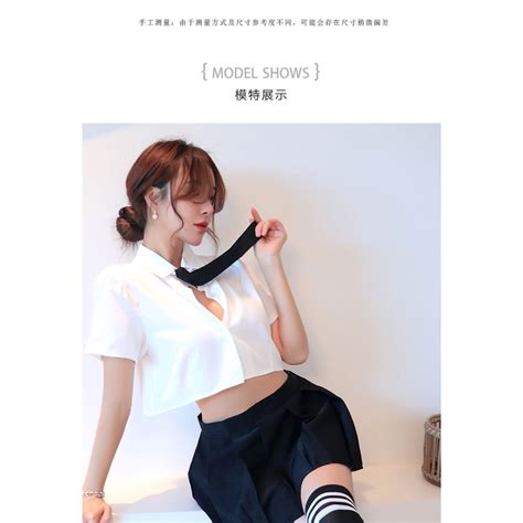 Sexy Cosplay Lingerie Baju Seksi Wanita Jk Set With Stocking Shopee