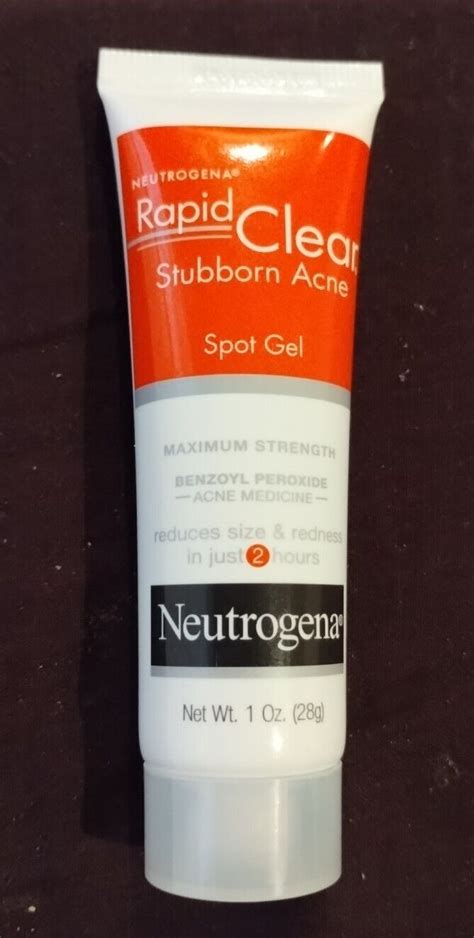 Neutrogena Rapid Clear Stubborn Acne Spot Gel Maximum Strength 1 Oz Or 28g New Ebay