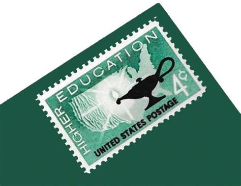 Pack Of 25 Unused Higher Education Stamps 4c 1962 Unused Vintage