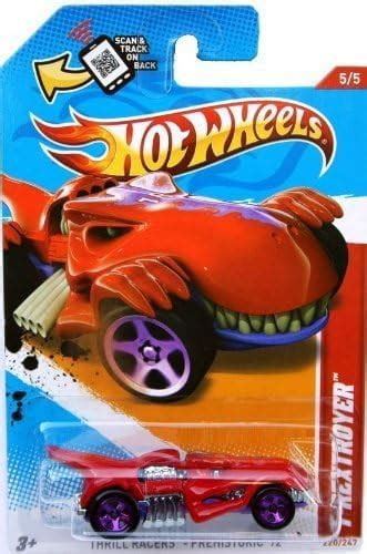 Mattel Hot Wheels 2012 Thrill Racers Prehistoric T Rextroyer 5 Of 5 Red Walmart