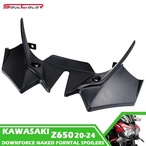 Fits For KAWASAKI Z650 20 21 22 23 24 Motorcycle Sport Downforce Naked Forntal Spoilers