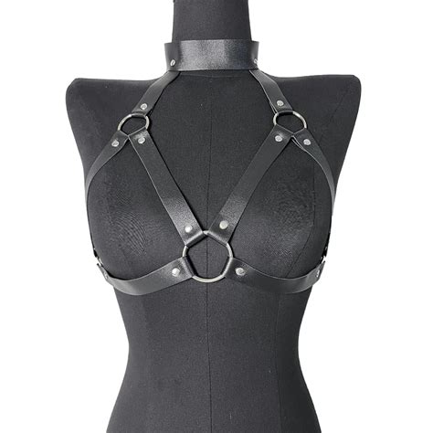 Sexy Bra Leather Harness Women Bdsm Erotic Lingerie Body Harness Suspenders Chest Sword Belt