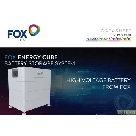 Fox Ess Zestaw Fox Energy Cube Hv Ecm2900 144kwh