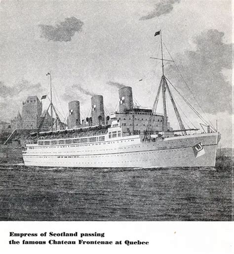 RMS Empress Of Scotland Archival Collection GG Archives