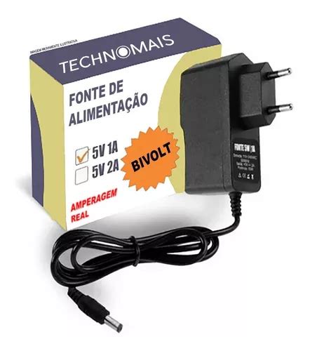 Kit Fontes Dc Chaveada V Volt A Plug P Bivolt C Led