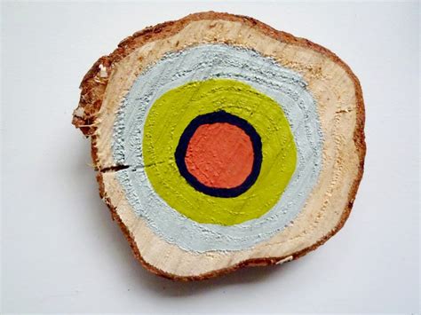 DIY Painted Tree Rings – Turning It Home