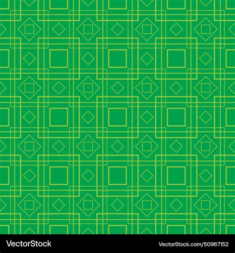 Green square pattern Royalty Free Vector Image