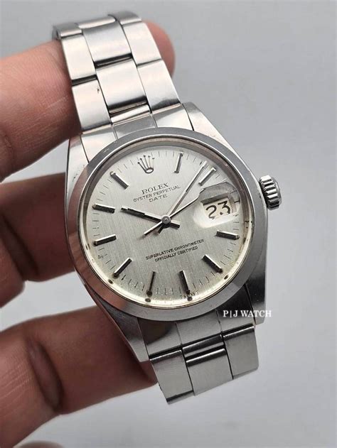 Rolex Oyster Perpetual Date Silver Dial Ref