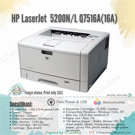 Jual Hp Laserjet 5200n L Suport Kertas Kalkir Master Film Transparan Shopee Indonesia