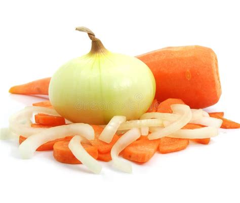 Carrot and Onion Vegetables Still Life Stock Photo - Image of crop ...