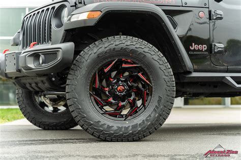 2021 Jeep Gladiator Rubicon Black & Red - Mount Zion Offroad