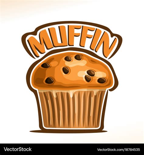 Logo For Traditional Muffin Royalty Free Vector Image