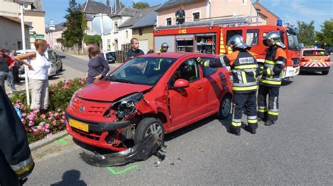 Ein Verletzter Nach Zusammenprall Luxemburger Wort