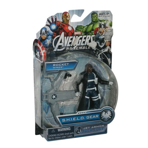 Marvel Comics Avengers Assemble Jet Armor Nick Fury Action Figure ...